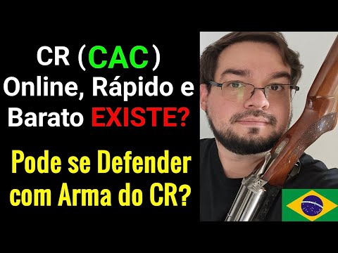 CR (CAC) Online, Rápido e Barato Existe? Pode se Defender com equipamento de CAC?