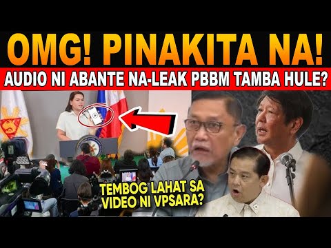 Heto Na-Exp0se na Kumalat ang Leaka/ge-na Usapan ni ABANTE? Pinakita ni VpSara Hule BBM- REACTION