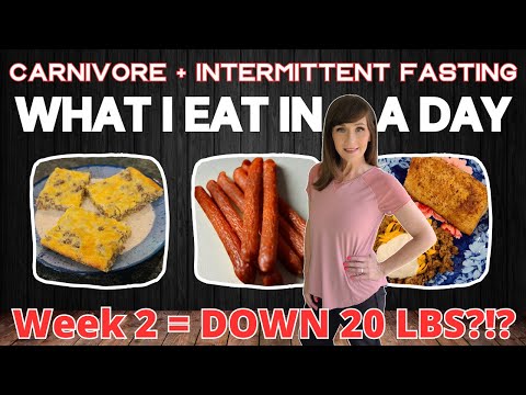 What I Eat In A Day On Carnivore While Fasting | Week 2 😮 DOWN 20 LBS