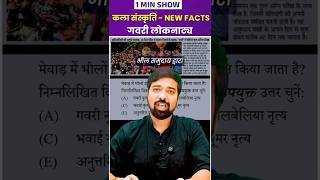 New GK Facts | गवरी लोकनाट्य | अनसुने पहलू #viral #trending #ggd #1Minshow #shorts