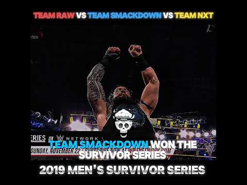 TEAM RAW VS TEAM SMACKDOWN VS TEAM NXT AT SURVIVOR SERIES 2019 & PHONK EDITS ☠️.