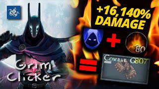 GRIM CLICKER BONE FIRE FLAME BUILD GUIDE!