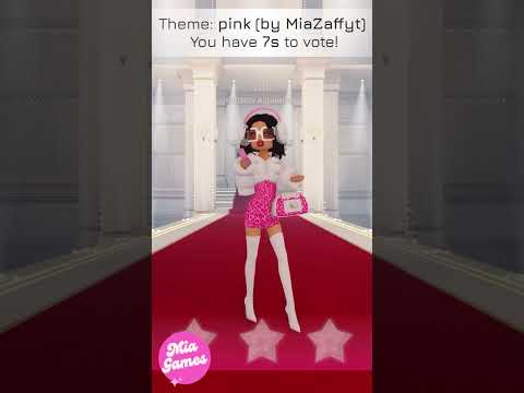 ROBLOX PERO SÓLO PUEDES VESTIRTE DE ROSA ?​ *DRESS TO IMPRESS*  #parati #roblox #shorts #viral