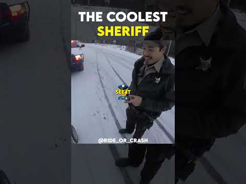 Cool Sheriff Stops 15-Year-Old on Snow Go-Kart! 🚔❄️