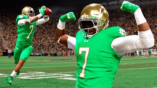 College Football 26 Road To Glory: Becoming Pick 6 King at Notre Dame!