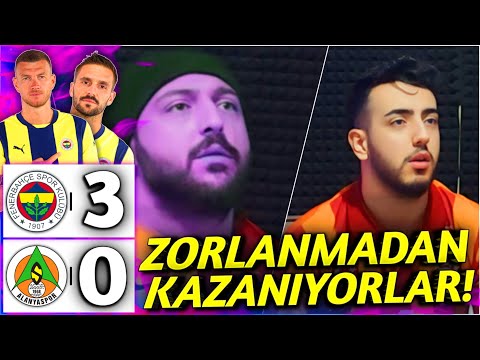 GALATASARAYLILAR FENERBAHÇE MAÇINI İZLERSE |FENERBAHÇE 3-0 ALANYASPOR|