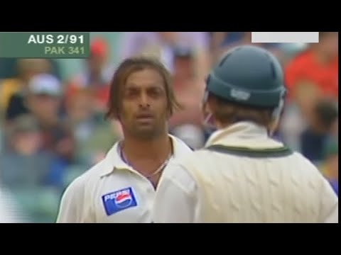 Shoaib Akhtar vs Justin Langer | cricket short video #shorts #cricket #cricketvideos