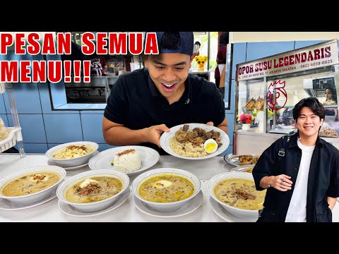 MUKBANG SEMUA MENU DI OPOR SUSU LEGENDARIS DARK SYSTEM JONATHAN LIANDI!!