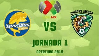 Dorados 0 vs 0 Chiapas | Resumen Apertura 2015 J1