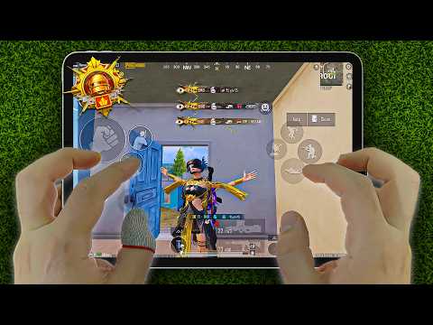 iPad Pro M2 (120fps) PUBG HANDCAM 🔥 Smooth+120FPS ❤️ Pubg Test/ Gameplay/ Sensitivity + Control 🔥