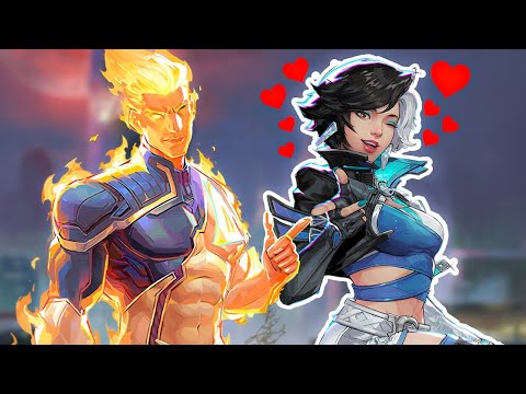 Human Torch Rizzes Every Girl in Marvel Rivals