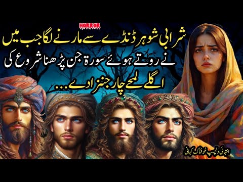 HORROR ROMANTIC STORY "Jinnat Ki Panah" ek Beqasur Biwi or 4 Jinzadon Ki Dastan | MYSTERY LOVE TALE