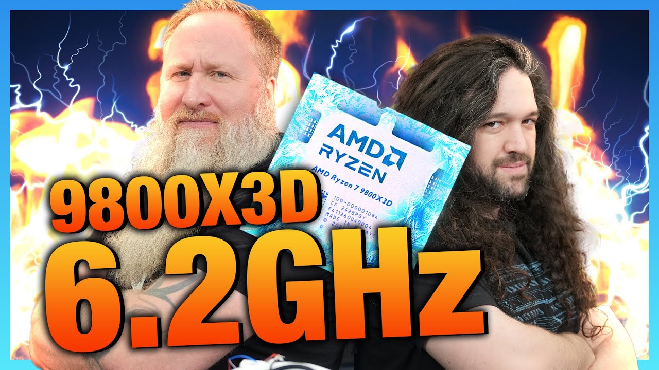 The AMD 9800X3D is an Insane Overclocker - Liquid Nitrogen OC Recap
