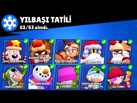 OYUNDAKİ EN İYİ YILBAŞI KOSTÜMLERİNİ SIRALADIM !! BRAWL STARS