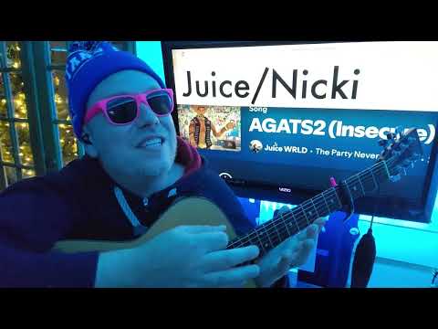 How To Play AGATS2 (Insecure) - Juice WRLD, Nicki Minaj Guitar Tutorial (Beginner Lesson!)