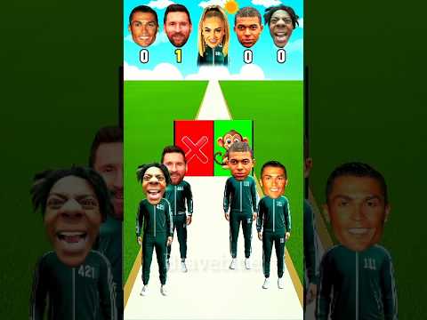 ¿Quién será el ganador? ⚡️ Ronaldo 🐐 vs Neymar Jr 😍 vs Mbappé 🐢 vs IShowSpeed 👑 | Georgina Pregunta!