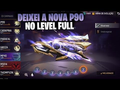 P90  EVOLUTIVA CORROSÃO DOURADA! REVIEW COMPLETO! NOVO EMOTE E MAIS!