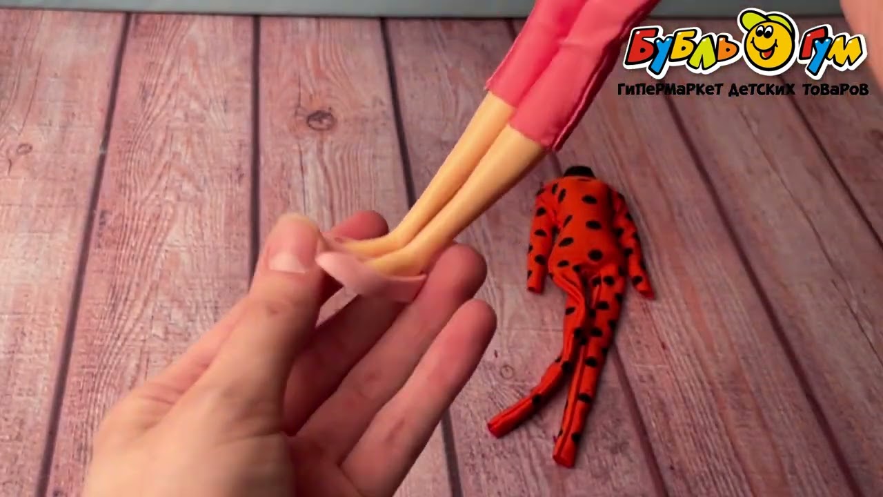 Кукла Маринетт Тайный супергерой  - видео