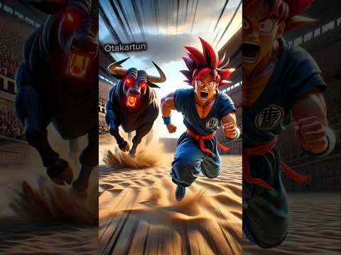 NGAKAK😂 NARUTO MENGECAT RAMBUT GOKU MENJADI WARNA MERAH #naruto #ai #anime