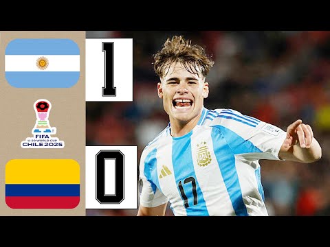Argentina vs Colombia 1-0 Highlights & All Goals🔥World Cup U20 2025 | Semi-Final