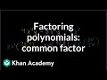 Factoring Expressions and GCF
