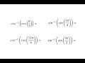 Understanding Inverse Trigonometric Functions