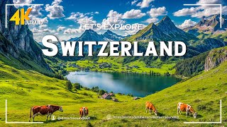 Majestic Switzerland 4K | Ultimate Relaxation with Breathtaking Views and Peaceful Music in Ultra HD