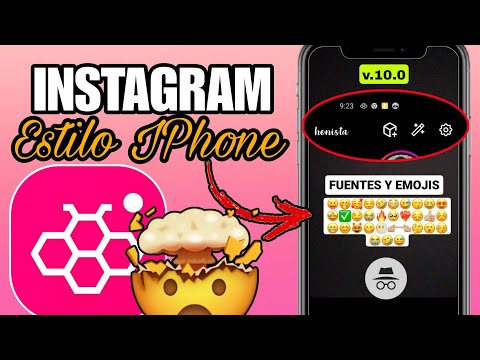 Honista 10.1 con FUENTES y EMOJIS ✨INSTAGRAM ESTILO IPHONE en ANDROID 🌈