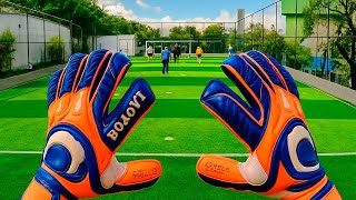 A VISÁO DO GOLEIRO DE CAPACETE JOGANDO NO SOCIETY!!!