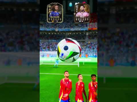 Cucurella Vs Haaland vs Mbapeé Vs Messi Vs Ronaldo #shorts #football #fc25