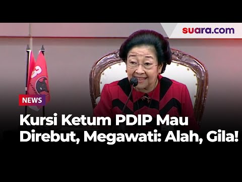 Megawati Ungkap Ada yang Coba Rebut Kursi Ketum PDIP