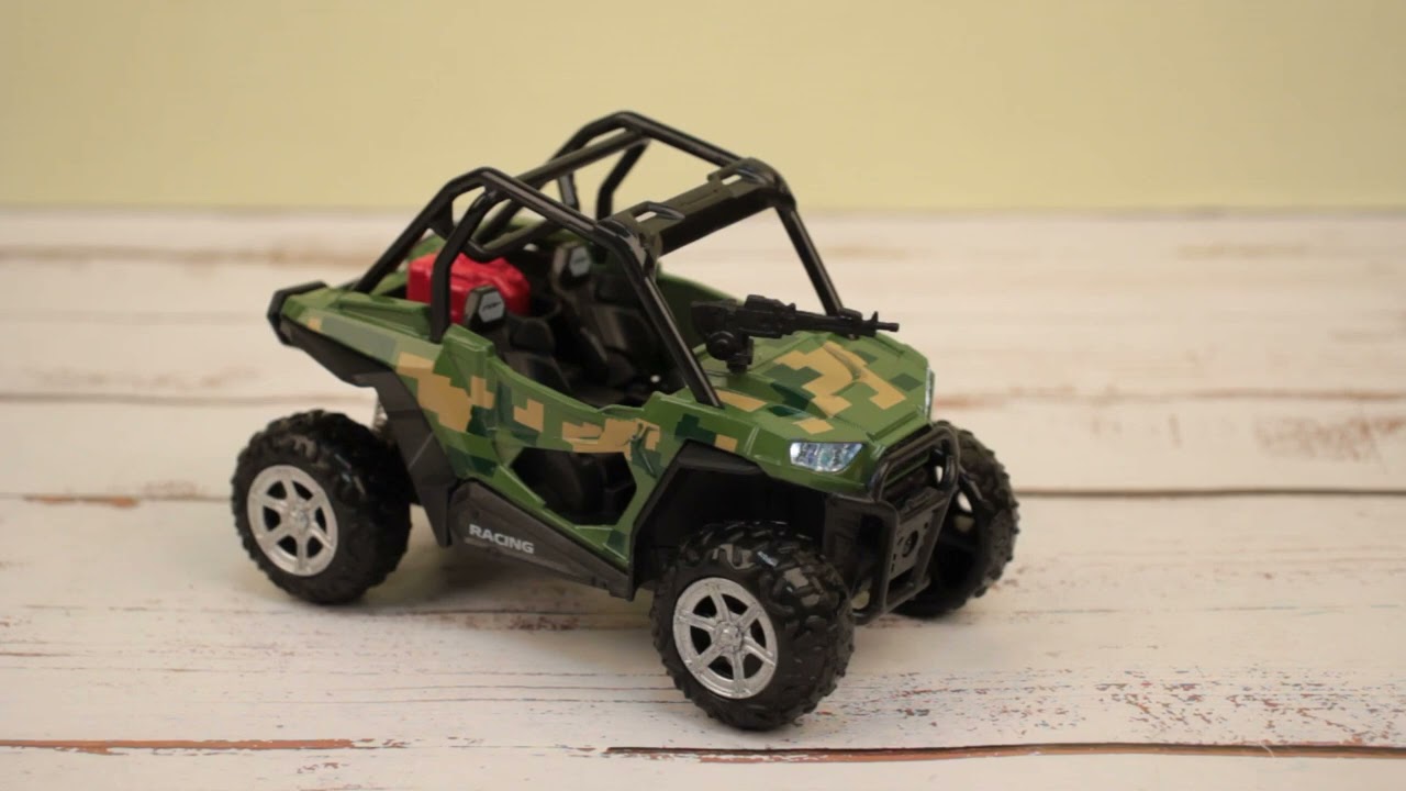 Автомобиль kings toy Багги инерционный световые звуковые эффекты металлический камуфляж  - видео Автомобиль kings toy Багги инерционный световые звуковые эффекты металлический камуфляж  - видео