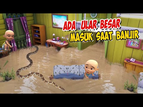 ada Ular Besar saat Banjir masuk ke Rumah Upin ipin , ipin senang ! GTA Lucu