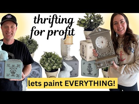 How to thrift for a profit - thrift with us - diy makeovers on home decor - Reselling