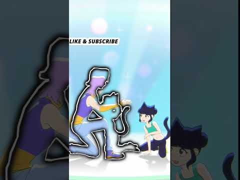 HUGGING🥵💋KPOP HUNTRIX CAT🤩PERFECT OUTLINE😍#kpop #kpopdemonhunters #kpopedit #animation #funnymemes