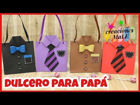 DULCERO PARA EL DÍA DEL PADRE || BOLSITA DE PAPEL || DIY