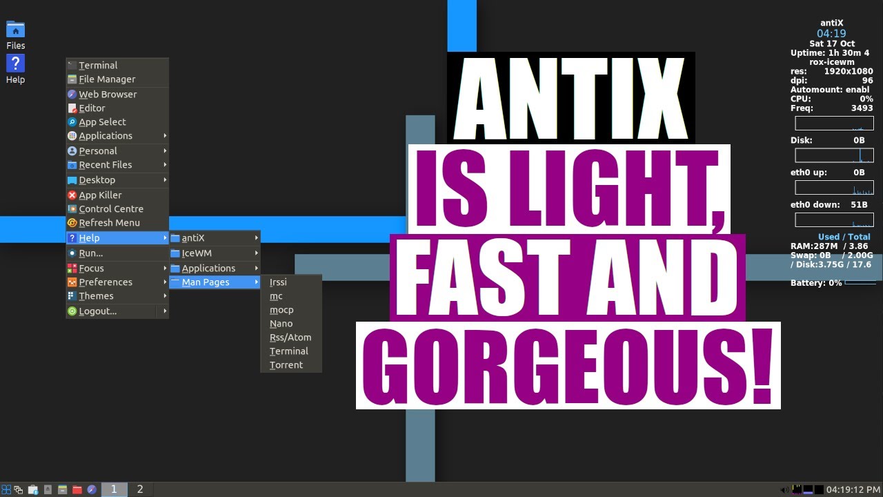 An Installation And First Look At AntiX 19.3 DistroTube