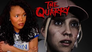PLAYING MY FIRST SCARY GAME! | The Quarry Pt. 1