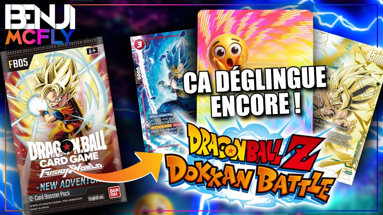 🔥🤯JE DROPE ENCORE DE LA DINGUERIE !!! 🥳 Dragon Ball Card Game Fusion World FB05 New Adventure