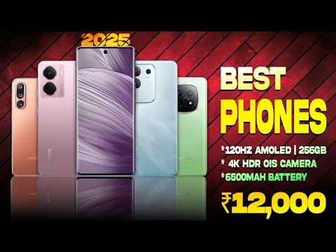 Top 5 Phones Under ₹12,000 in 2025 🔥 | 5G + AMOLED + Big Battery!