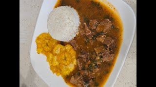 SECO DE CARNE EN LA INSTANT  POT Y PATACONES RECETA FÁCIL Y DELICIOSA