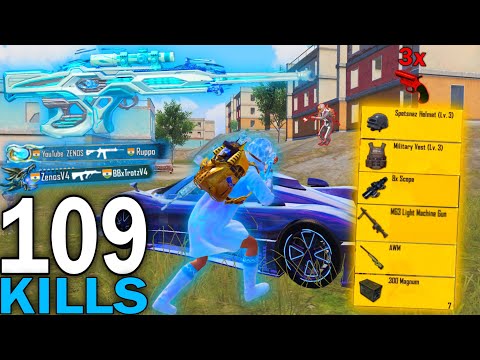 OMGG!😱 INSANE LOOT GAMEPLAY with MG3+P90🔥Pubg Mobile BGMI