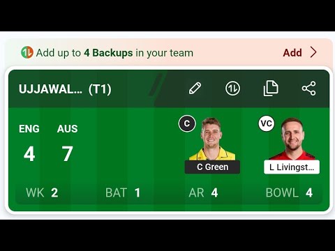 ENG Vs AUS Dream11 Prediction | ENG Vs AUS Dream11 Team | ENG Vs AUS Dream11 Prediction Today Match