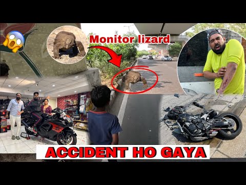 MONITOR LIZARD AAGYI GHARME 😱 - HAYABUSA KA ACCIDENT HO GYA 🥶