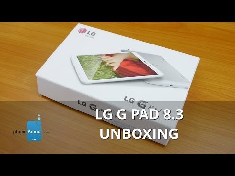 (ENGLISH) LG G Pad 8.3 unboxing