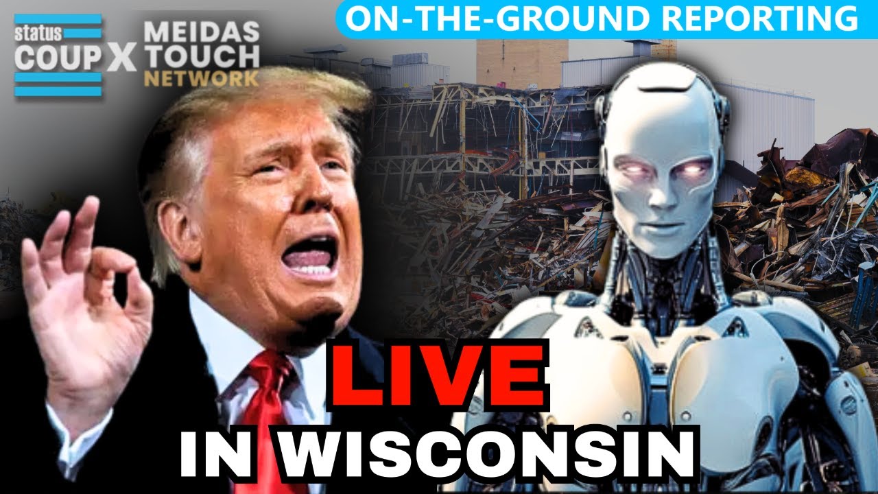 LIVE AMERICANS FIGHT AI Data Centers as Trump Builds Up War Machine