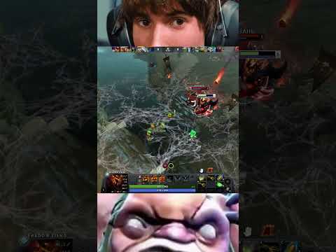 LARL В ШОКЕ С ПУДЖА DENDI!🤣 #dota2 #larl #dendi #pudge #sf #shorts