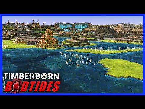 Let's FLOOD THE MAP! - Timberborn BADTIDES Ep 25 - Update 5  Hard Mode