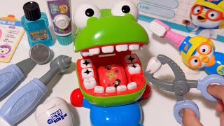 [💸toy asmr💸] Pororo Dental Care😬 Dentist Kit🦷 치과 장난감 놀이 | Satistying  Unboxing ASMR 