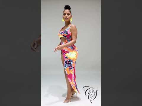 Antonia Abstract Print Cut Out Swim Set